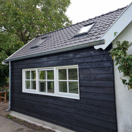 Nieuwbouw van schuur tot woonruimte